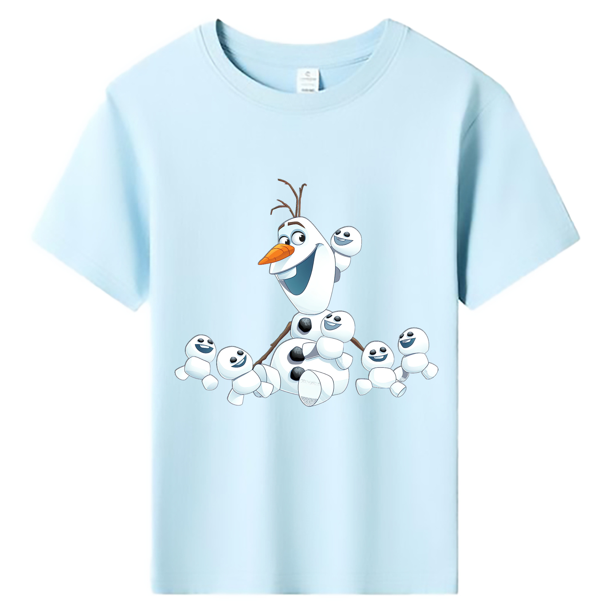 （画像用） アナと雪の女王 アンナ エルサ Frozen Anna Elsa 綿100％キッズTシャツ（フロントプリント）